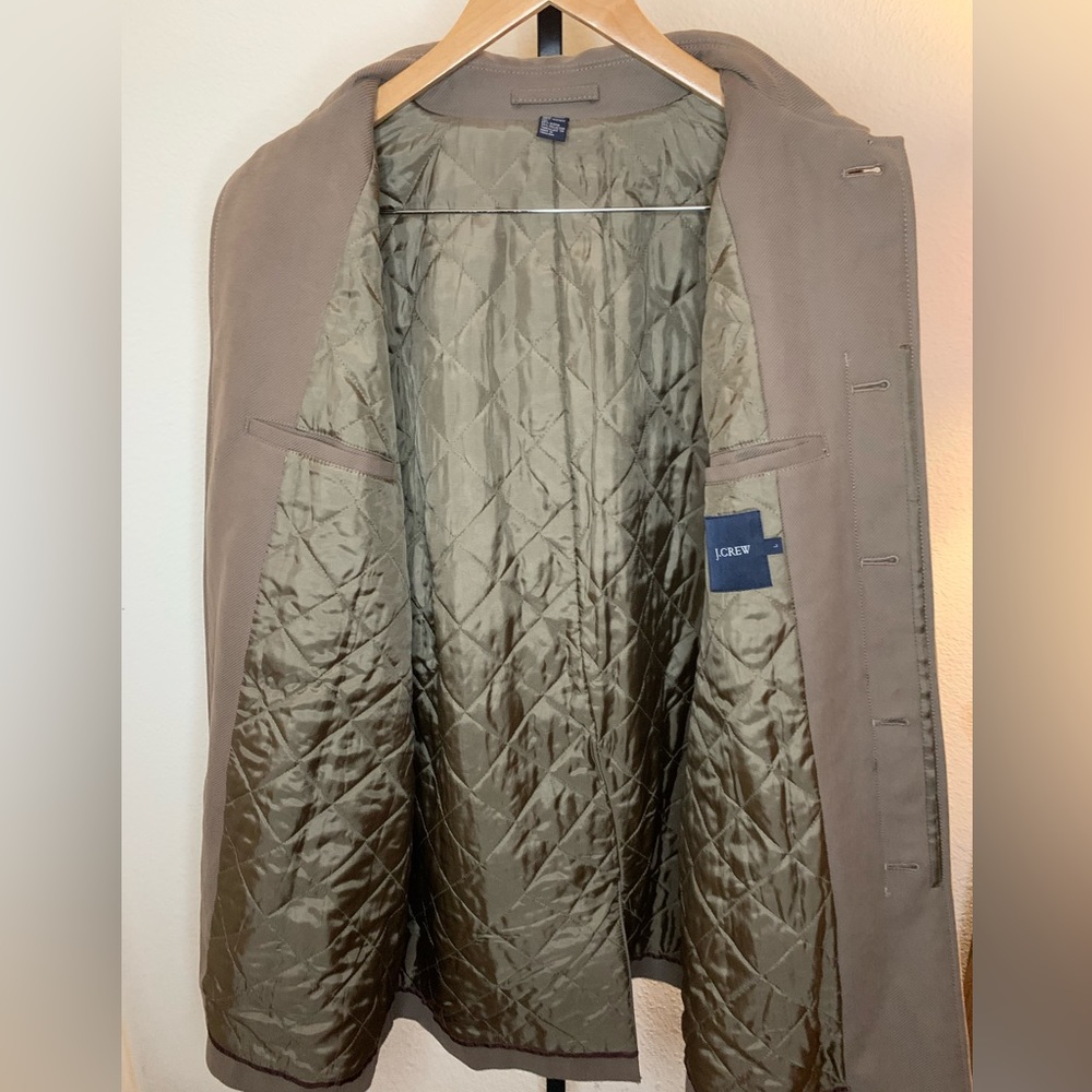 J Crew Cotton Tan Coat - Picture 4 of 7